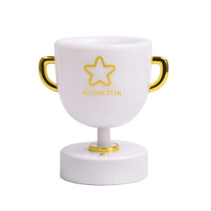 Trophy Pen Holder Night Light Rechargeable Remote Control Colorful Dimming Small Desk Lamp