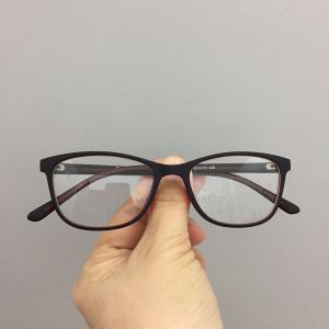 rubberized frame fashion  eyeglasses for women replaceable lens high quality free hard case 922