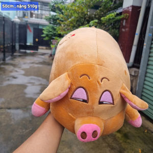 Heo Nhồi Bông Dễ Thương 50cm – Gối Ôm Heo Bông Mềm Mịn 510g Quà Tặng Ý Nghĩa Cho Bé Và Người Yêu