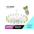 Elianware 20 Pegs Umbrella Hanger Clothes Penyangkut Baju/E-69/20. 