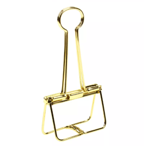 🇲🇾 Ready Stock Colorful Hollow Long Tail Paper Clip Metal Binder Clip Paper Clips Office Stationery Student Stationery