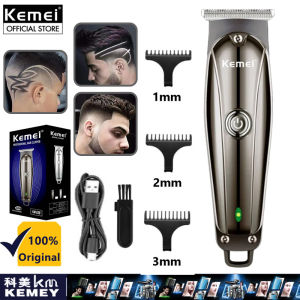 Kemei KM-637 tóc nhỏ Clipper sạc chuyên nghiệp Tông đơ cắt tóc cho nam râu electr Máy Cạo Râu Cắt Tóc Dao Cạo LED