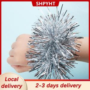 [COD] SHPYHT Local delivery Ship within 24 hours 2Pcs Apply To Sports Game Pompoms 7 Styles Cheering Flower Ball Performance Dance Wrist Flower Sports Games Bracelet