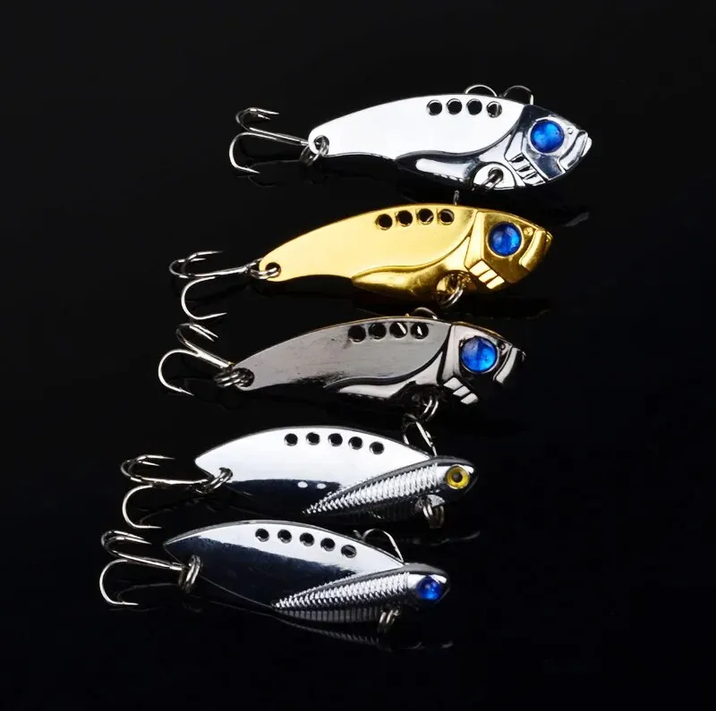 1 Pcs Spinner Cicada Metal Vib Blade Lure Sinking Baits Artificial Bait  Spoon Lures For Winter Bass Pike Fishing Tackle