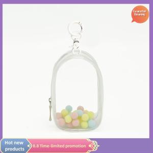 Graceful Jewelry Organizer Transparent Storage Box Pouch Mystery Box Keychain Bag Storage Case Thicken Wallet Cute Doll Bag Organization