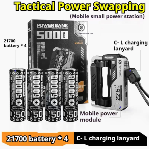 HENDO Replaceable Battery Powerbank Fast Charging Portable Charger 22.5w Power Bank 20000mAh With Charging Cable