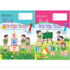 Sách - Vở Ô Li Bài Tập Toán Lớp 1  - Biên soạn theo chương trình GDPT mới - ndbooks