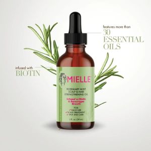Mielle Rosemary Mint Scalp & Hair Strengthening Oil Growth Serum HairThickening Shampoo Conditioner Masque