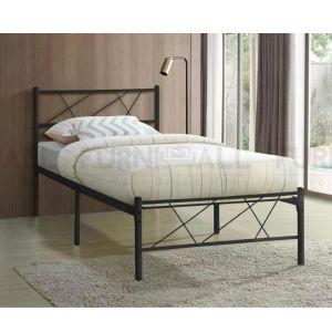 🔥READY STOCK🔥Furnimall Metal Single Bed/Katil Bujang Besi/Divan