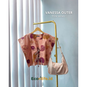 Vanessa Outer/Outer rompi/Outer Vest/Outer rompi wanita/Ootd Kondangan Wanita Kekinian/Kondangan Outfit Wanita/Outfit Kondangan Wanita/Outfit Elegan/Ootd Kondangan Simple/