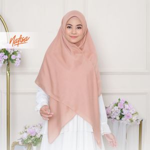 Nafisa Scraf Allura Hijab Segiempat Jumbo - Jilbab Scraf Syari Size MLXL