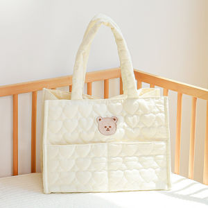 HamshMoc กระเป๋ากระเป๋าถือมัมกระเป๋าสะพายไหล่มือถือหลายช่องกระเป๋าเครื่องใช้ทารกจัดระเบียบสำหรับการเดินทางและใช้ในทุกวัน