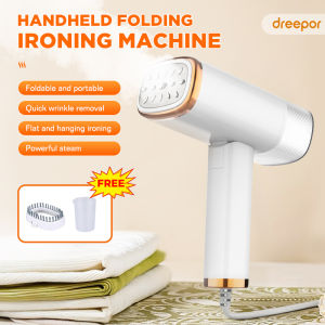 Dreepor Ironing Machine Handheld Steam Iron Clothes Steamer Electric Steam Iron Mini Household Foldable Portable Travel Fast Heating And High Temperature Disinfection