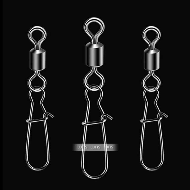 50PCS 3/014 Stainless Steel Fishing Connector Pin Bearing Rolling