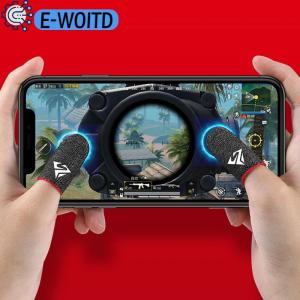 E-WOITD New 1Pair Gaming Finger Sleeve Breathable Fingertips For PUBG Mobile Games
