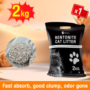 Premium Bentonite Cat Litter – Strong Clumping Low Dust Odor Control Easy to Clean for Multi Cats
