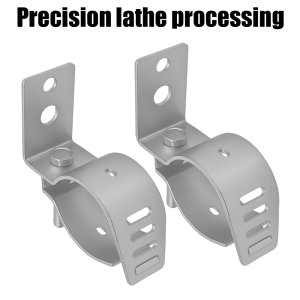 Universal 360° Rotatable Motorcycle Fog Light Pipe Clamp Bracket (4 Sizes)