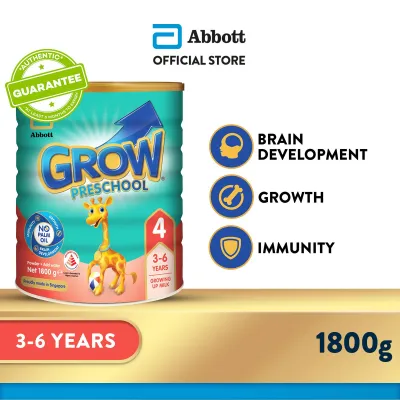 Grow Growing Up Milk for Kids - Preschool Stage 4 (3 - 6 years) - 1.8KG