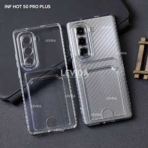 Infinix Hot 50 Pro Infinix Hot 50 Pro Plus Card Case Clear / Slot Kartu Bening Case Infinix Hot 50 Pro Infinix Hot 50 Pro Plus