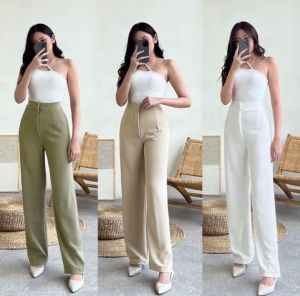 Kulot Cozie Pants Bahan Knit Premium Celana Wanita Terbaru Ukuran MLXLXXL Celana Kulot Cozie Knit