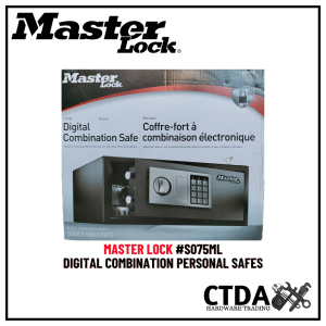 MASTER LOCK #S075ML DIGITAL COMBINATION PERSONAL SAFES