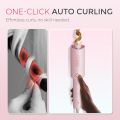 TYMO Automatic Rotating Curling Iron - TYMO CURLPRO Beach Waves 1 Inch Curling Wand, Portable Hair Curler, 500 Million Ionic, Dual Voltage & Lightweight for Travel, Ceramic Coating, Metallic Gray. 