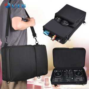 Portable Turntables Protective Case Dustproof Carrying Storage Bags Scratch-resistant with Sholder Strap Accessories for Pioneer DDJ-400 DDJ-FLX4