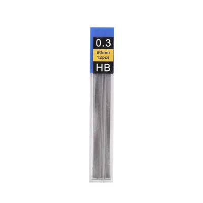 WAPKTY 6 Boxes 0.3/0.5/0.7/0.9/1.3/2.0/3.0mm Automatic Pencil Refill Black Graphite Mechanical Pencil Lead High Quality Replace Mechanical Pencil Replacement Refill Students