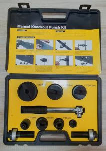 【Manila Stock】CC-60 1/2" to 2" Manual Knock Out Punch Driver Kit Hole Tool Knockout Punches Set Model CC-60 Hydraulic Hole Opener 1/2" 3/4" 1" 1-1/4" 1-1/2" 2"