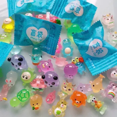 [Dạ quang] 50 Túi mù mini mẫu dạ quang túi kẹo bóc quà bí mật mẫu dạ quang blind bag kẹo bóc quà test nhân phẩm cho bé