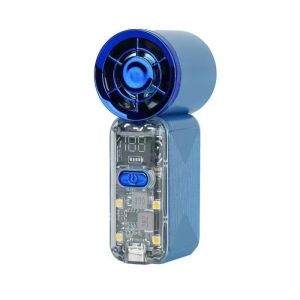 NEXTYOO Màn hình LED Quạt cầm tay mini 100 Cài Đặt Có Thể Điều Chỉnh Lõi kép Quạt Turbo  Không cánh quạt Quạt bàn Du lịch