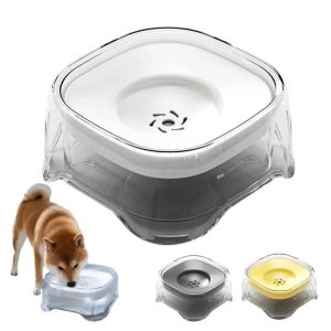 GBDSVD Transparent Design Pet Floating Bowl Large Capacity 2000ml Floating Filter Dog Drinking Water Dispenser Easy to Clean Anti-Splash Pet Water Feeder For Cats Dogs