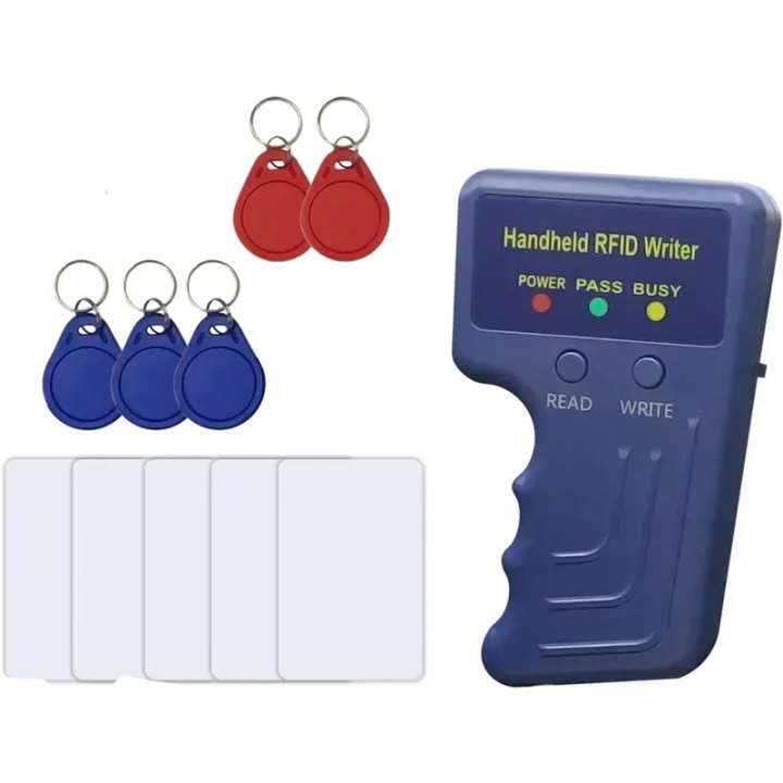 [rooqs]ID Cloner, Handheld RFID Writer Kit 125KHz Proximity ID AWID and ...