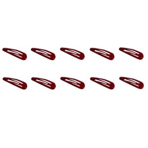 10 Gói cái đính bằng kim loại kẹp tóc Nhỏ Màu Đỏ kẹp tóc kẹp tóc Phụ kiện tóc Cho Phụ Nữ Kid Trẻ Mới Biết Đi Cô Gái