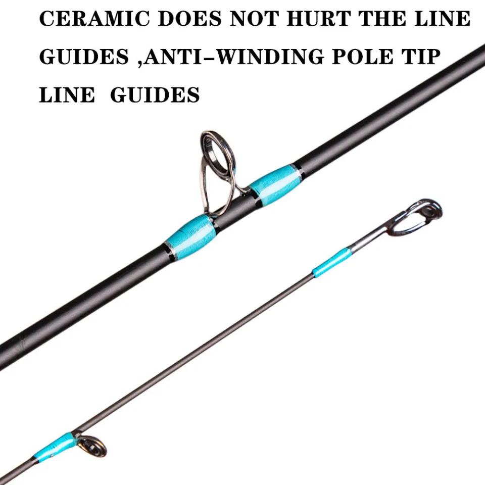 SHOREGAME Fishing Spinning Rod 1.68M 1.8M Ultralight Casting Rod Carbon  Bass