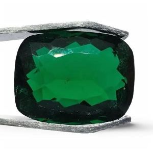 Natural Brazil Green Tourmaline 16.85 Cts. Cushion Cut Eye Clean Loose Gemstone