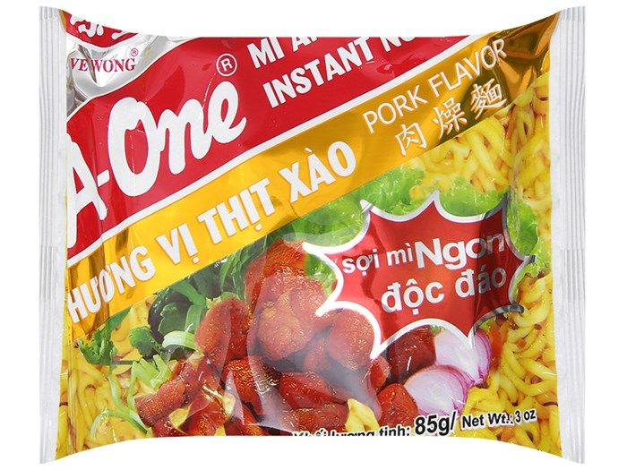 Mì A-One vị thịt xào gói 85g