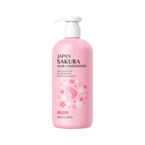 LAIKOU Sakura Shampoo 400ml - Smooth Hair Scalp Relief Damage Repair - Floral Scent For All Hair Types