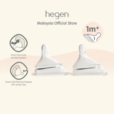 Hegen Teat Slow Flow (2-pack)