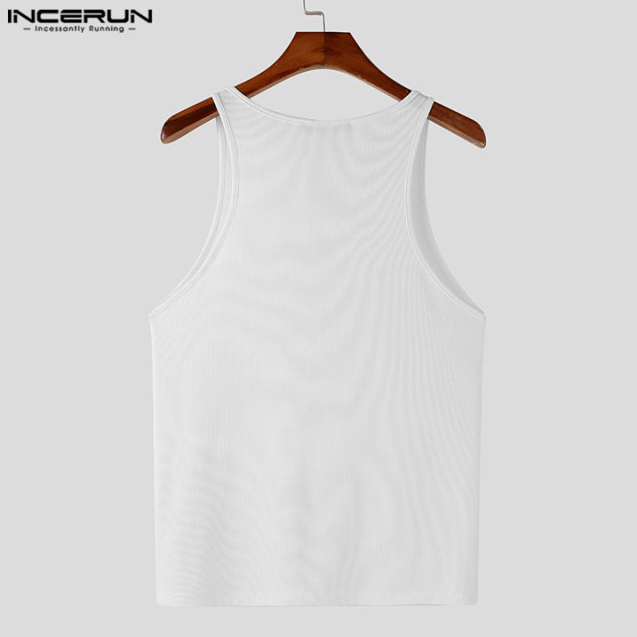 INCERUN%20Men's%20Sport%20Fitness%20Muscle%20Knit%20Vests%20Stylish%20O-Neck%20Half-Zip%20Design%20Skinny%20Tanks%20(Western%20Style)%20#241009%20-%20Image%207
