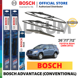 Bosch Advantage Wiper Blade set for Toyota RAV 4 2006-2012 (26/17/12) 3pcs
