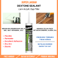 Dextone Sealant Akrilik Tambal Celah Retakan Dinding Beton Nat Keramik. 