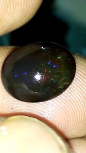 Batu Cincin Kalimaya Black Opal Kopi Asli Banten Top Jarong
