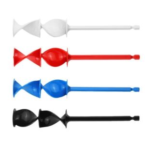 SDG Reusable Epoxy Mixer Paddles Drill Chuck Compatible Mixing Attachment Paint Mixer Attachment Practical Paddle Design Drill Mixing Attachment For Epoxy Resin