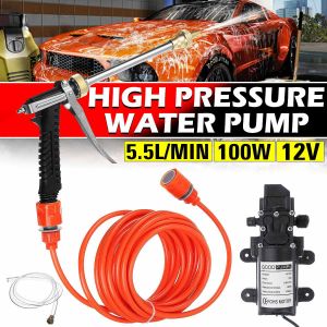 COD+Portable Car Washer Guns Pump High Pressure Cleaner Electric Cleaning Auto Device Car Care Portable Washing Machine12V Washer gun Irrigation Water Pump Jet Wash Cleaner Hose Van Kit Garden Water Guns