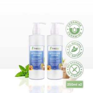 🇸🇬 Theo10 Aftercare Lotion | Eczema Prone Care Non Steroidal Sensitive Skin Body Hand Cream Butter Rapid Itch Relief Redness Hydration Safe Smoothing Moisturizer Steroid Free Moisturizing Natural Ingredients Cooling No Chemical Healing Itchy Ceramide