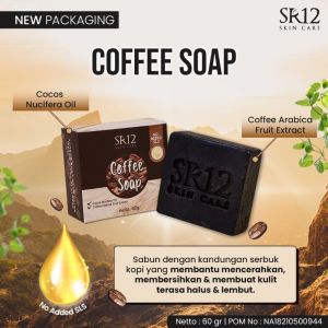 SABUN MUKA FLEK HITAM BPOM SABUN SR12 COFFE SOAP SABUN KOPI SOLUSI UNTUK MENYAMARKAN BEKAS JERAWAT KOMEDO AMPUH