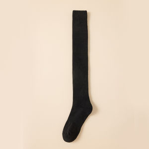 KH01 Kaus Kaki Winter Socks Kaos Kaki Handuk Musim Dingin Tebal Tahan Dingin Kaus Kaki Tinggi Atas Lutut Wanita Women High Long Socks Import