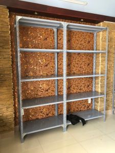 Kệ sắt V lỗ 5 tầngCao 1.8m x Dài 80cm x Rộng 40cm kệ trưng bày sản phẩm