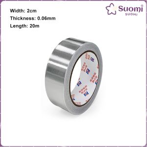 Suomi Aluminum foil tape HighTemperature Heat Shield Resistant Waterproof and Stain Resistant Length 20m